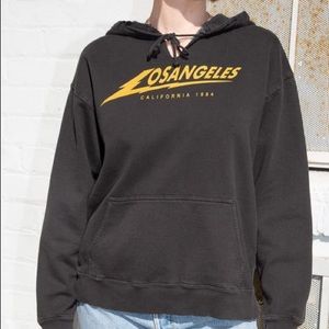 Kristy Los Angeles Lightning V-Neck Hoodie